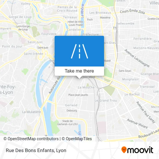 Rue Des Bons Enfants map