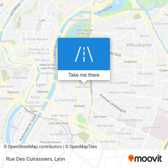 Rue Des Cuirassiers map