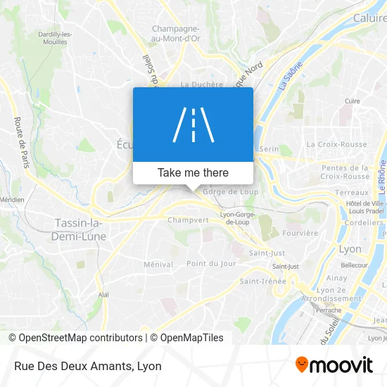 Rue Des Deux Amants map