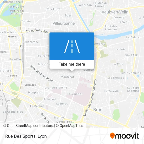 Rue Des Sports map