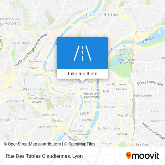 Rue Des Tables Claudiennes map