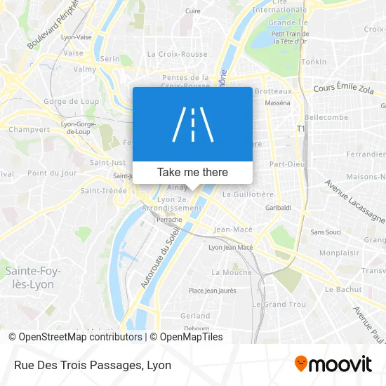 Rue Des Trois Passages map