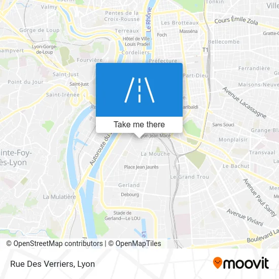 Rue Des Verriers map