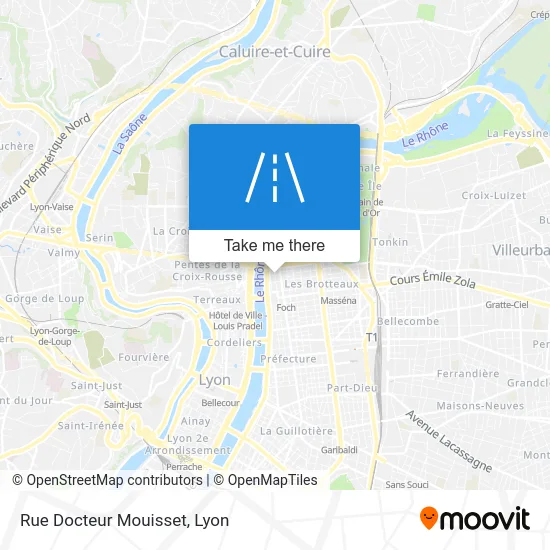 Rue Docteur Mouisset map