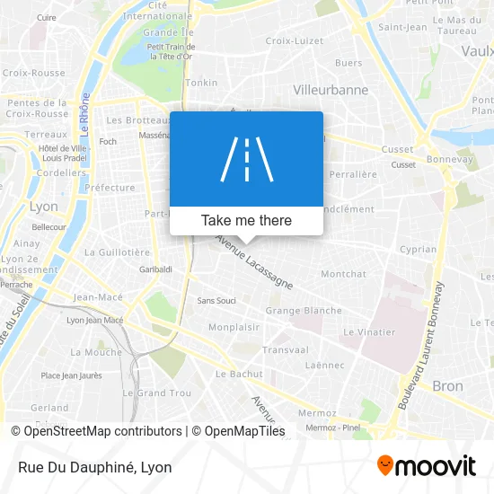 Rue Du Dauphiné map