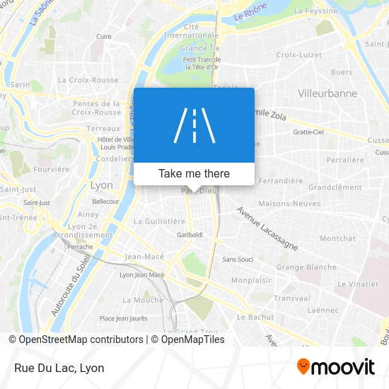 Rue Du Lac map