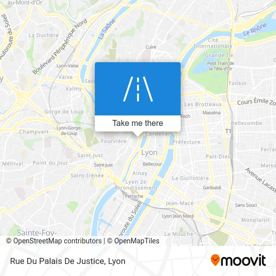 Rue Du Palais De Justice map