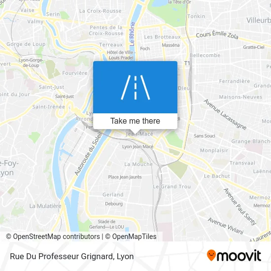 Rue Du Professeur Grignard map
