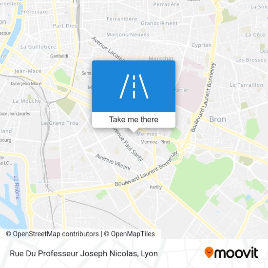 Rue Du Professeur Joseph Nicolas map