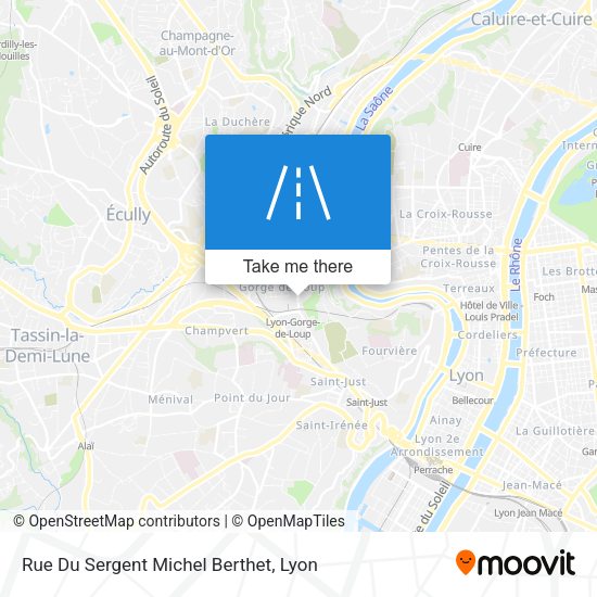 Rue Du Sergent Michel Berthet map