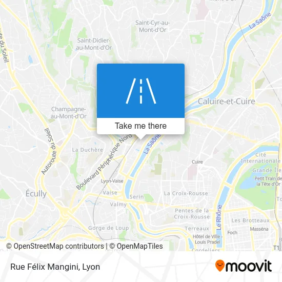 Rue Félix Mangini map