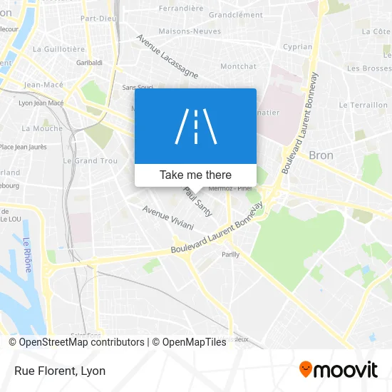 Rue Florent map