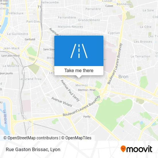 Rue Gaston Brissac map