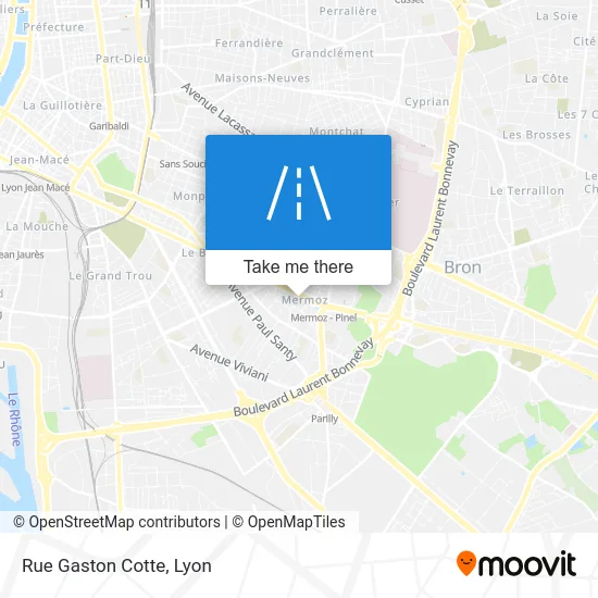 Rue Gaston Cotte map