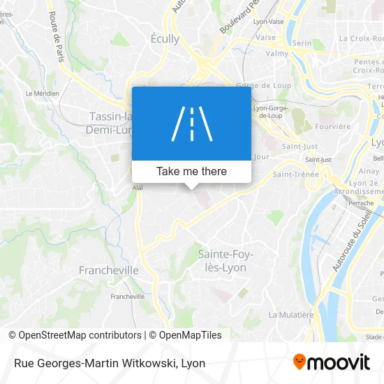 Rue Georges-Martin Witkowski map