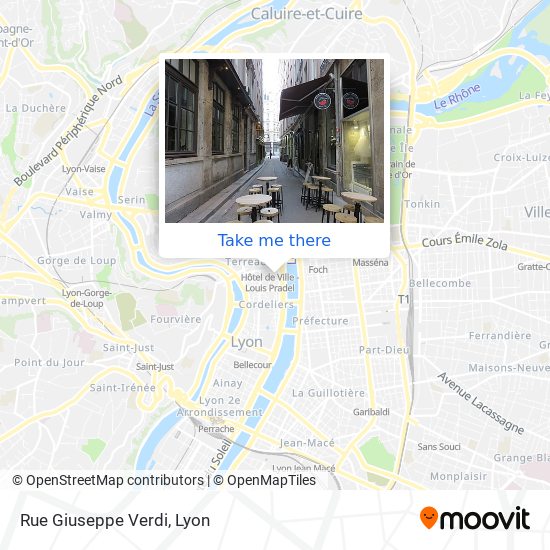 Mapa Rue Giuseppe Verdi