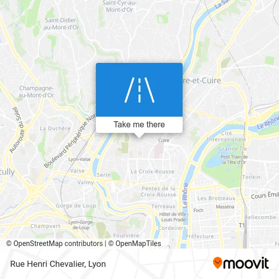 Rue Henri Chevalier map