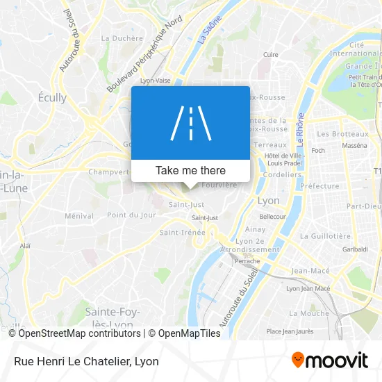 Mapa Rue Henri Le Chatelier