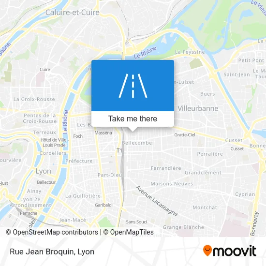Rue Jean Broquin map
