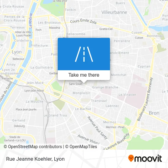 Rue Jeanne Koehler map