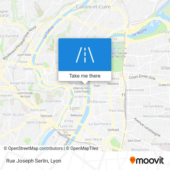 Rue Joseph Serlin map