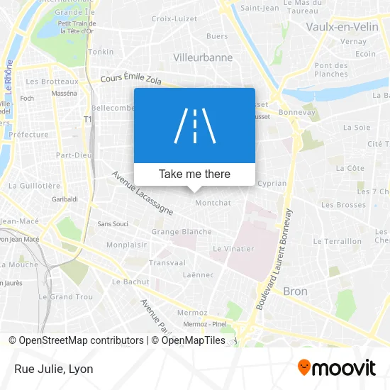 Rue Julie map