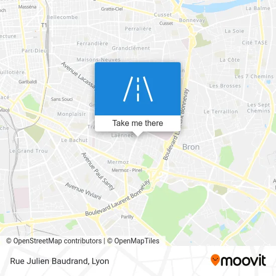Rue Julien Baudrand map