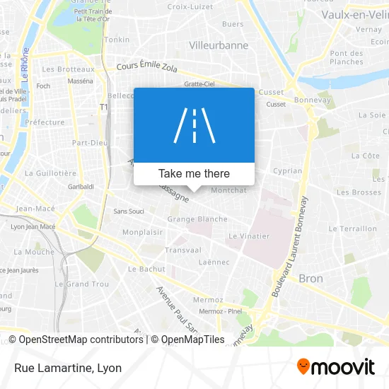 Rue Lamartine map