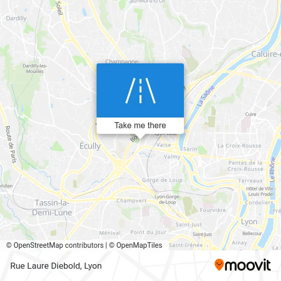 Rue Laure Diebold map