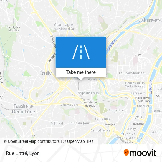 Rue Littré map