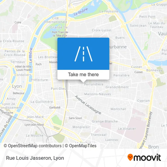 Rue Louis Jasseron map