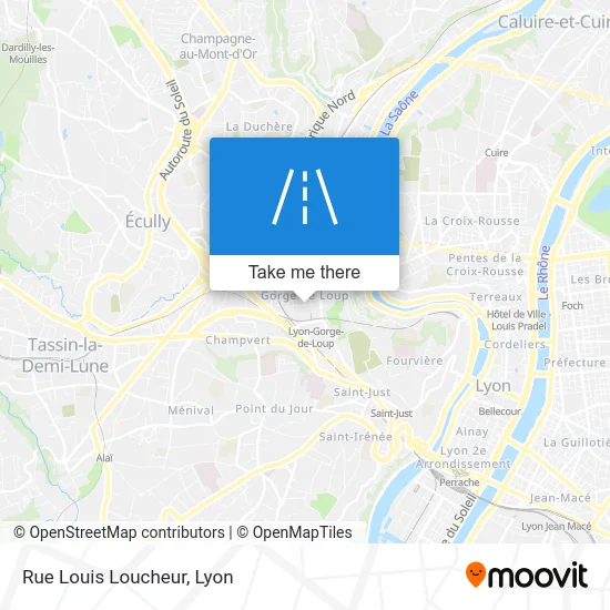 Rue Louis Loucheur map