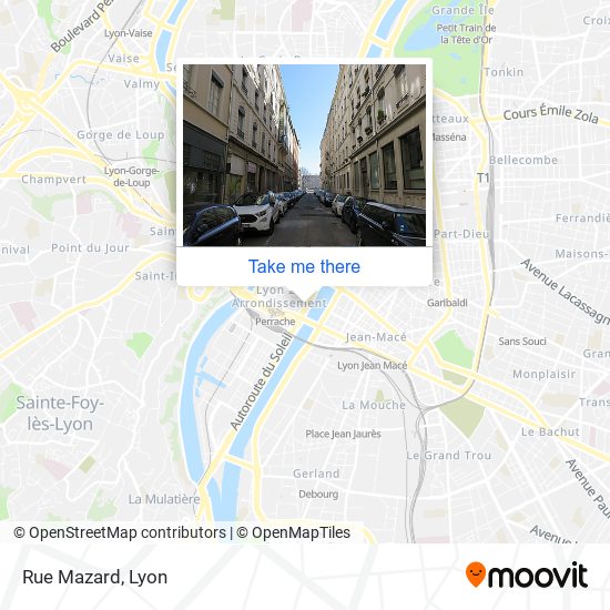 Rue Mazard map