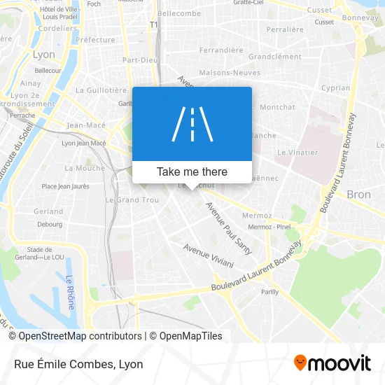 Rue Émile Combes map