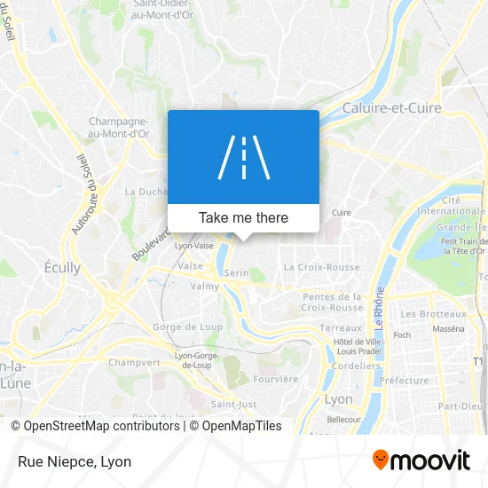 Rue Niepce map