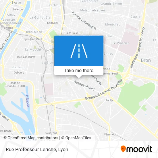 Rue Professeur Leriche map