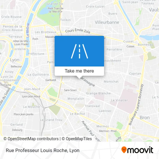 Rue Professeur Louis Roche map