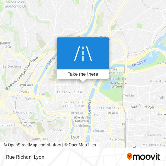 Rue Richan map