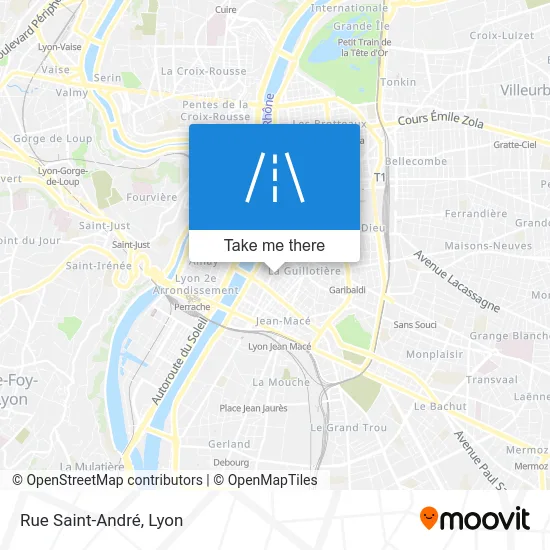 Rue Saint-André map