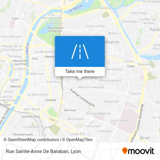 Rue Sainte-Anne De Baraban map