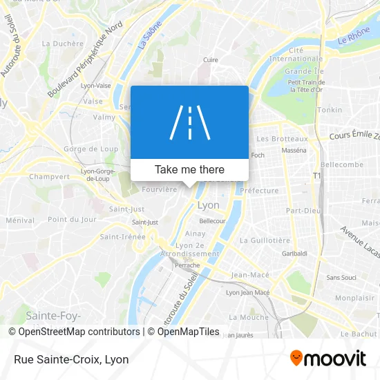 Rue Sainte-Croix map