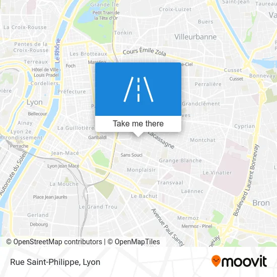 Rue Saint-Philippe map