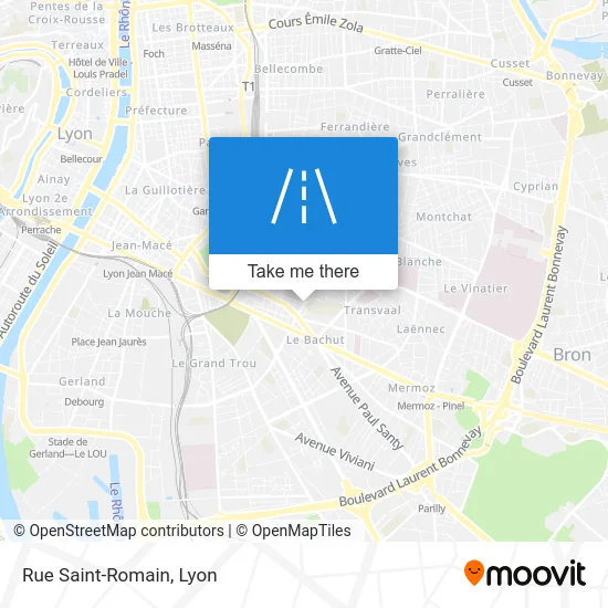 Rue Saint-Romain map