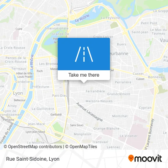 Rue Saint-Sidoine map
