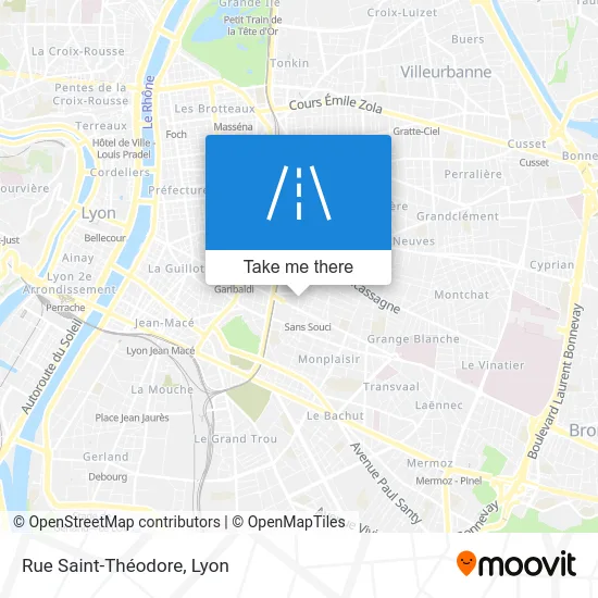 Rue Saint-Théodore map