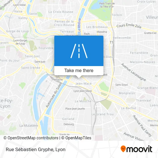 Rue Sébastien Gryphe map