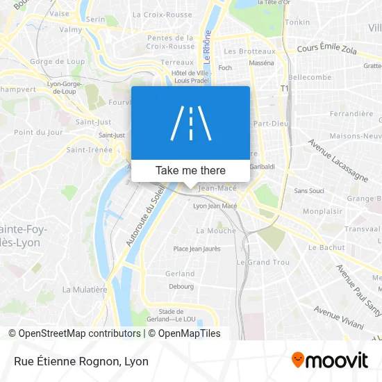 Rue Étienne Rognon map