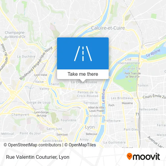 Rue Valentin Couturier map