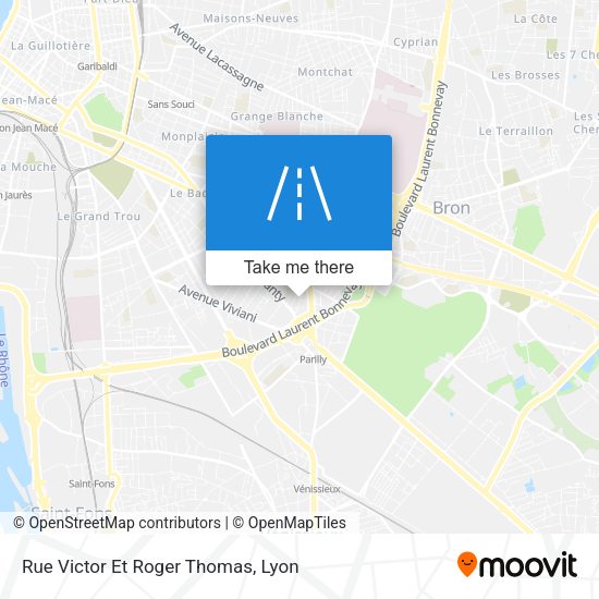 Rue Victor Et Roger Thomas map