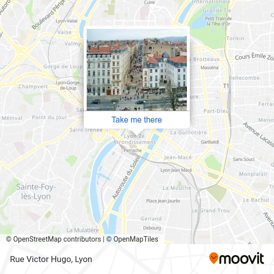 Rue Victor Hugo map
